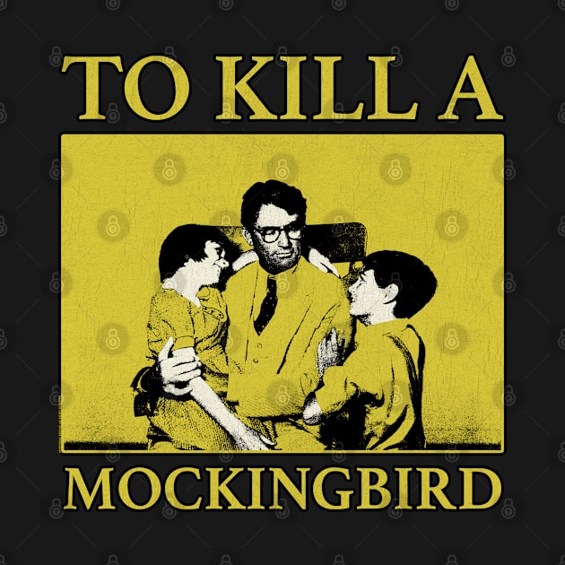 to kill a mockingbird distressed by Genetics art