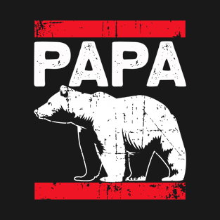 Papa Bear | Father's Day Pop Papa Paw Best Dad T-Shirt Gift T-Shirt