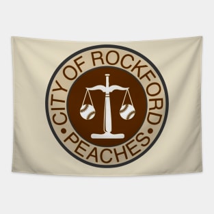 City Of Rockford Peaches Tapestry