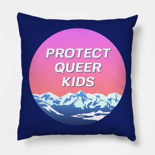 Protect Queer Kids - LGBT Landscape Pillow