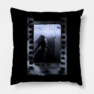 Vintage Sea Witch Night Terror Captured on Film Pillow