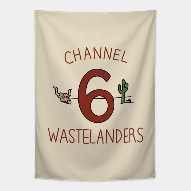 Channel 6 Wastelanders Tapestry by saintpetty