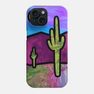 Desert Stained Glass Phone Case