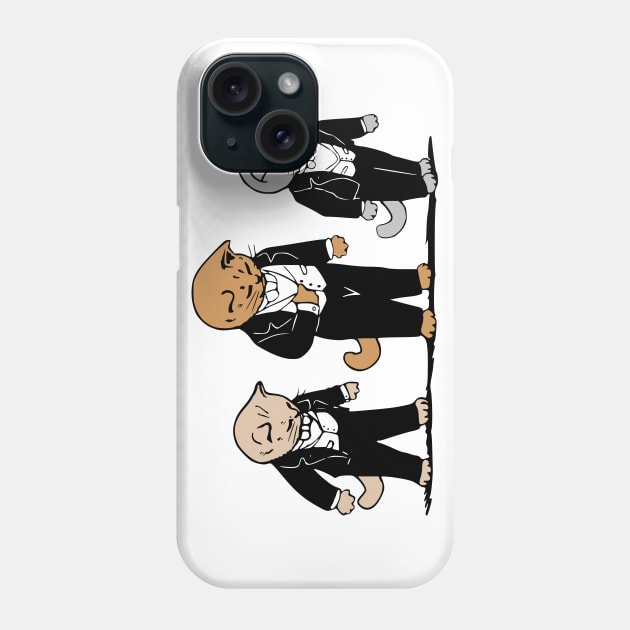 Take a Bow Maestro Kitties Phone Case by KarwilbeDesigns