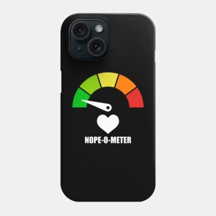 Meter Series - NOPE-O-METER 2 - NOPE ICONS - Gauge Level 1 - Lovely - 1B Phone Case