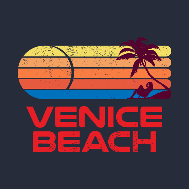 Venice Beach - Gritty Grudge Effect Distressed Design by Brobocop