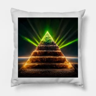 Crypto pyramid Pillow