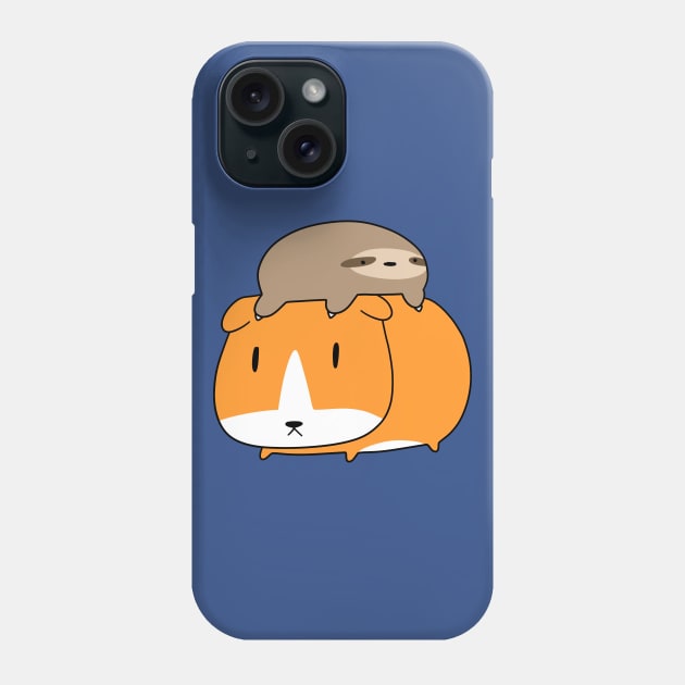 Little Sloth and Guinea Pig Phone Case by saradaboru