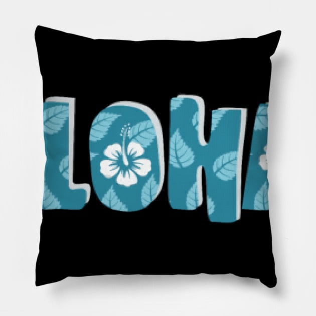 Aloha Spirit Pillow by Quy Sinoda