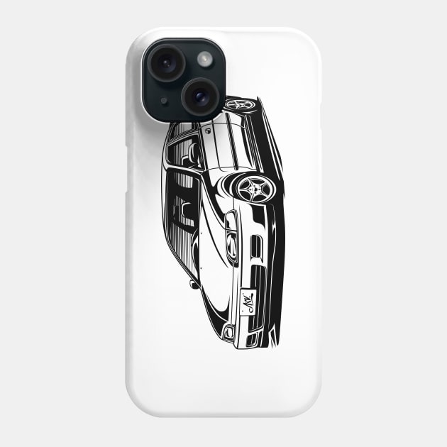 EUROBEAT INTENSIFIES - Civic EG / SR3 full-body version Phone Case by ARVwerks