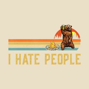 I Hate People - Bear Camp T-Shirt