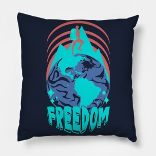 Live the freedom v1 Pillow