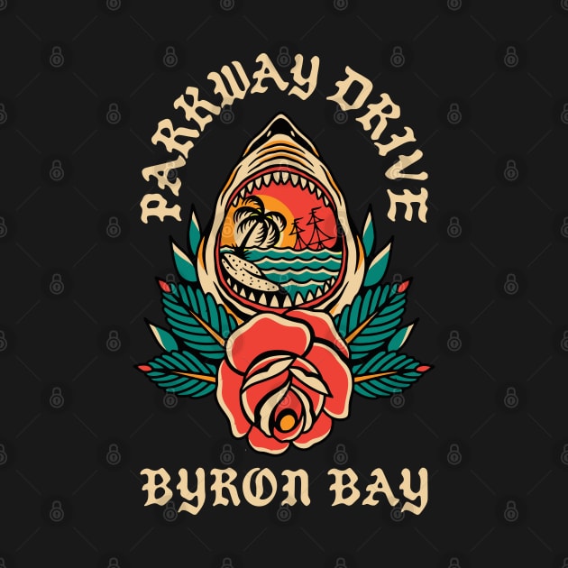 Parkway Drive Merch Byron Shark by Thomas-Mc