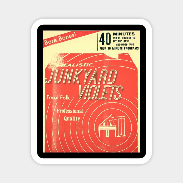 Junkyard Violets - Feral cover art Magnet by Junkyard Violets