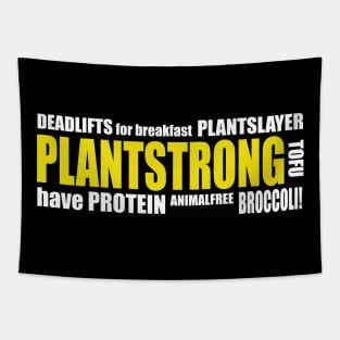 Vegan - Plant Strong Tapestry