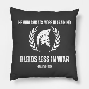 Spartan Warrior Training  Gift Pillow