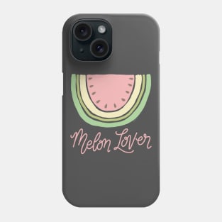 Watermelon Melon Lover Boho Minimal Watermelon Slice Art Phone Case