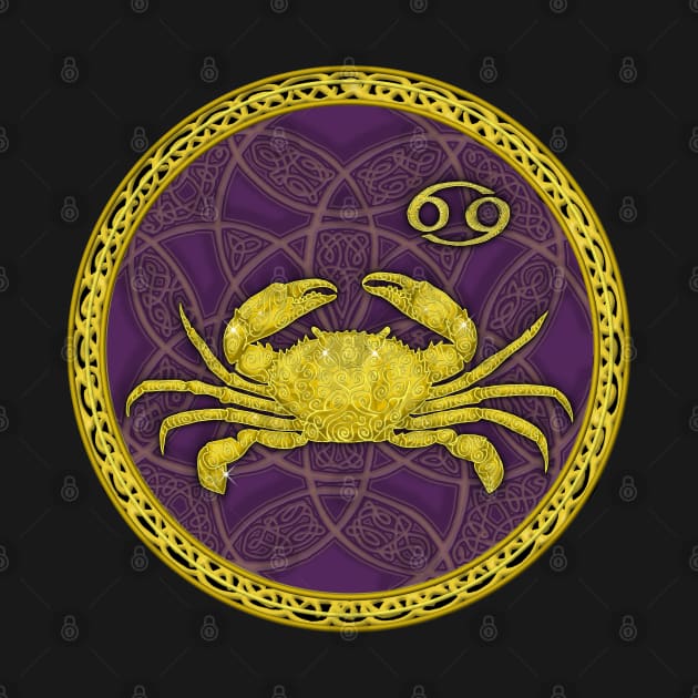 Zodiac Cancer Purple by Astrablink7