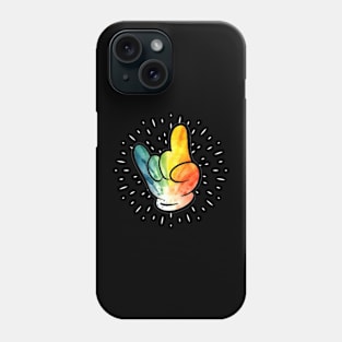 colorful hand Phone Case