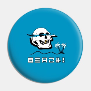 Beach Skull Ovni Pin