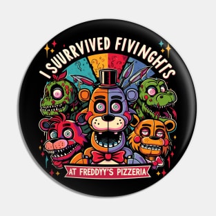 I Survived Five Nights at Freddy's Pizzeria Pin