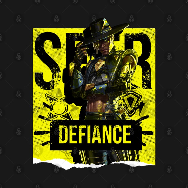 Apex Legends Seer Defiance by LucioDarkTees