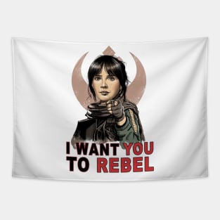 I Want You to Rebel Tapestry