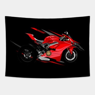 Ducati Panigale V4 Motorbike Tapestry