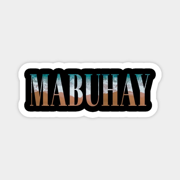 Mabuhay Beach Magnet by Mabuhay Clothing