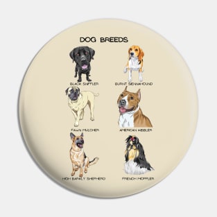 Dog Breeds Pin