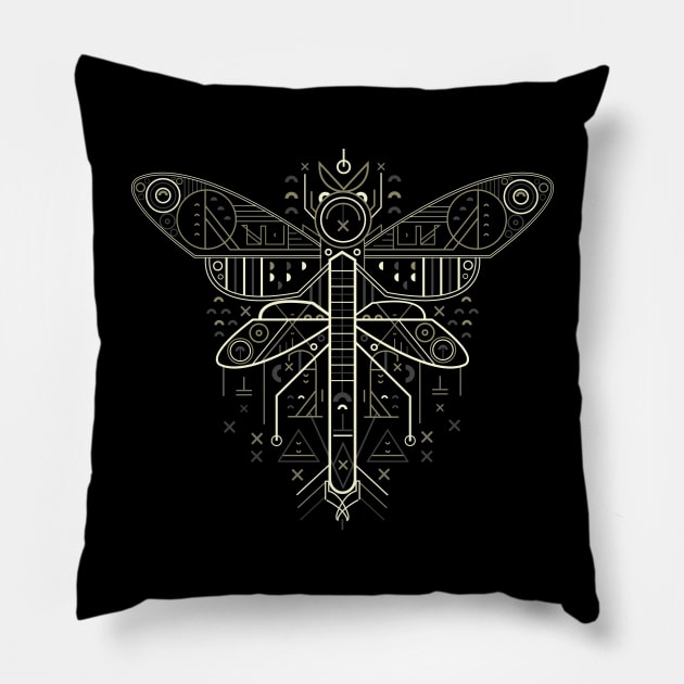 The Dragonfly Pillow by PetrosAfshar