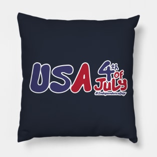 USA 4th Of July Independence Day Pillow