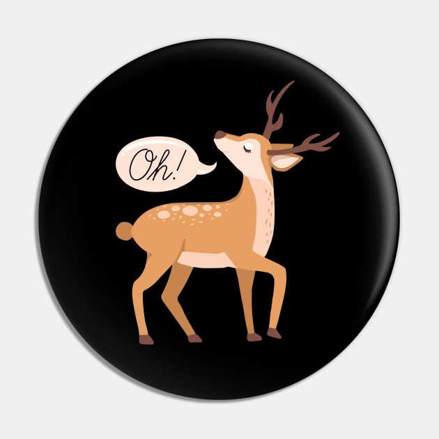 Oh Deer Pin by LuckyFoxDesigns