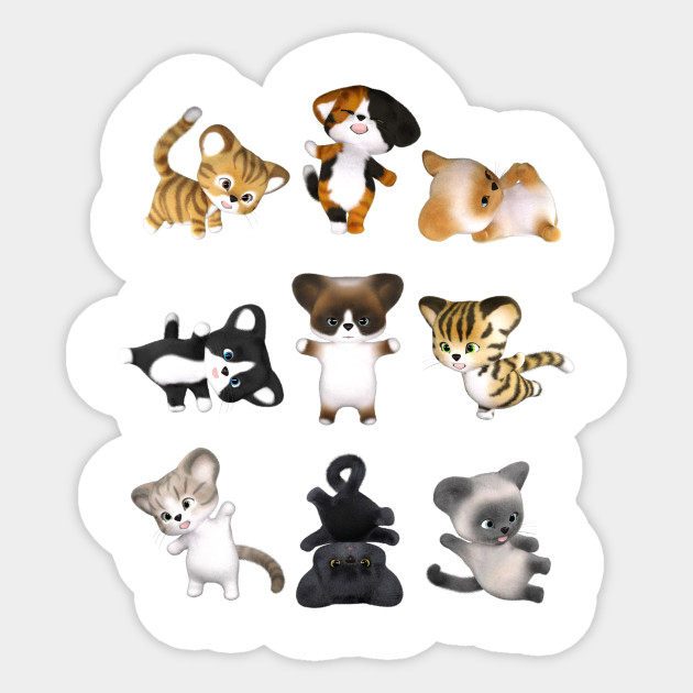 Cat Yoga Yoga Sticker Teepublic