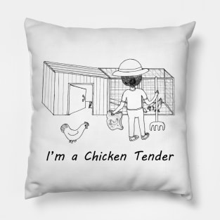 I'm a Chicken Tender Pillow