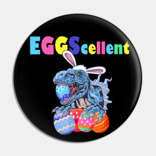 Easter Bunny Dinosaur TRex Egg Hunter Eggs cellent Funny Easter Boys Costume Pin