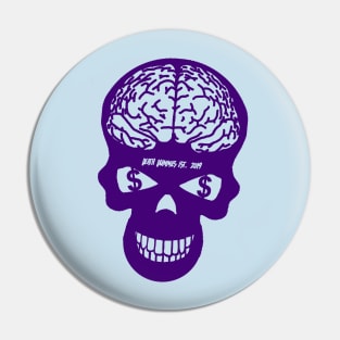 Purple Skull Pin