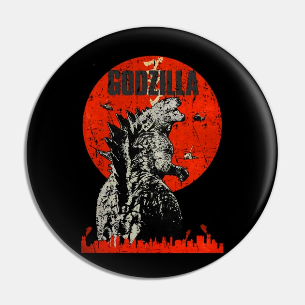 GODZILLA Pin by RANS.STUDIO