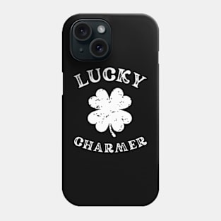 Vintage LUCKY CHARMER Shamrock Shirt St Patrick's Day Phone Case