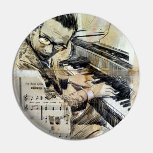 Jazz study (bill) Pin