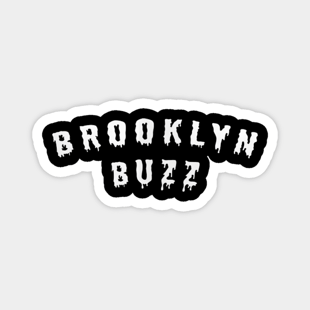 Brooklyn Buzz White Logo Magnet by Brooklyn Buzz 