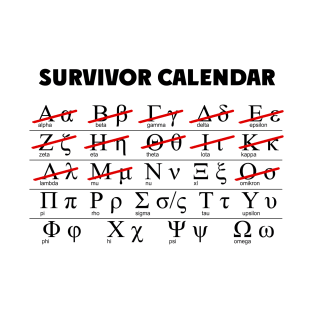 survivor calendar T-Shirt