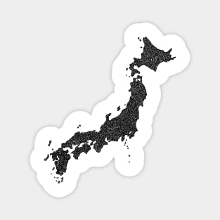 Japan with Prefectures Magnet