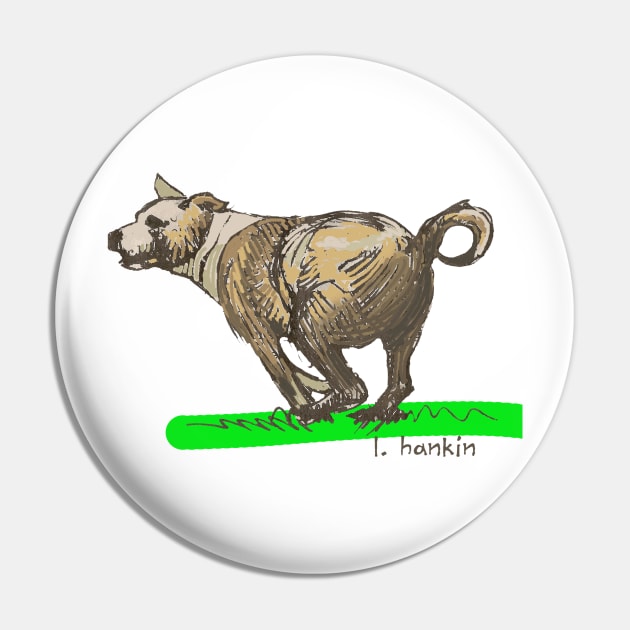 Bryan’s Dog Pin by LarryHankin