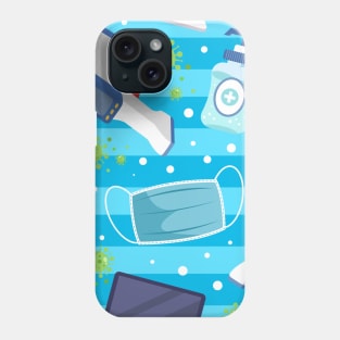 virus  protection  patterns Phone Case