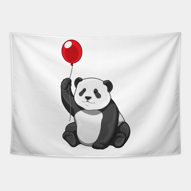 Panda Balloon Tapestry by Markus Schnabel