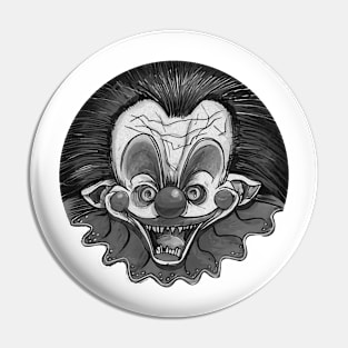 killer klown 80s retro Pin