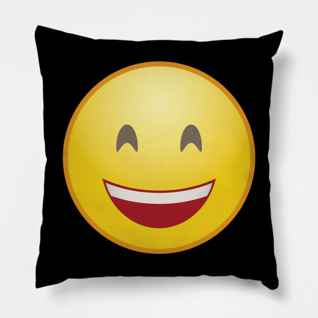 laughing smiley with crescentic eyes