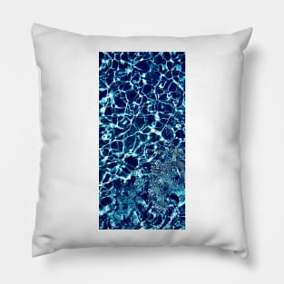 Blue Water Pool Daze Pillow