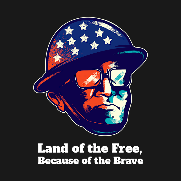 Land of the Free, Because of the Brave by lunapparel